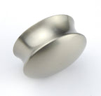 Möbelknopf Chamb glatt Ø 50mm Nickel satiniert