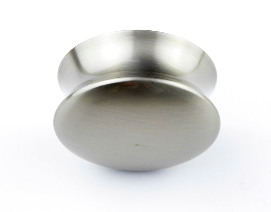 Möbelknopf Chamb glatt Ø 50mm Nickel satiniert