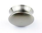 Möbelknopf Chamb glatt Ø 50mm Nickel satiniert