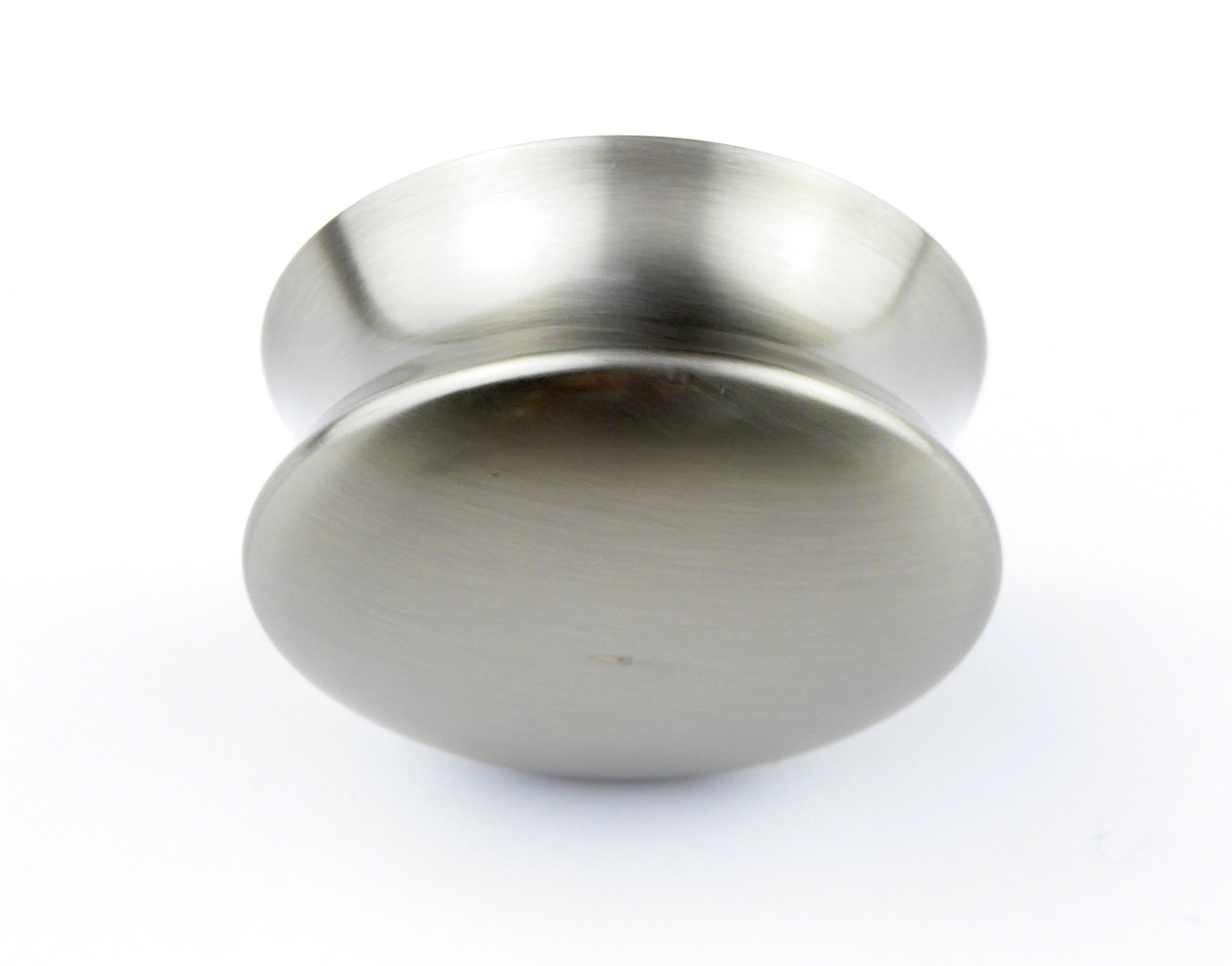 Möbelknopf Chamb glatt Ø 50mm Nickel satiniert