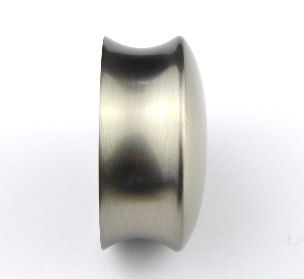 Möbelknopf Chamb glatt Ø 50mm Nickel satiniert