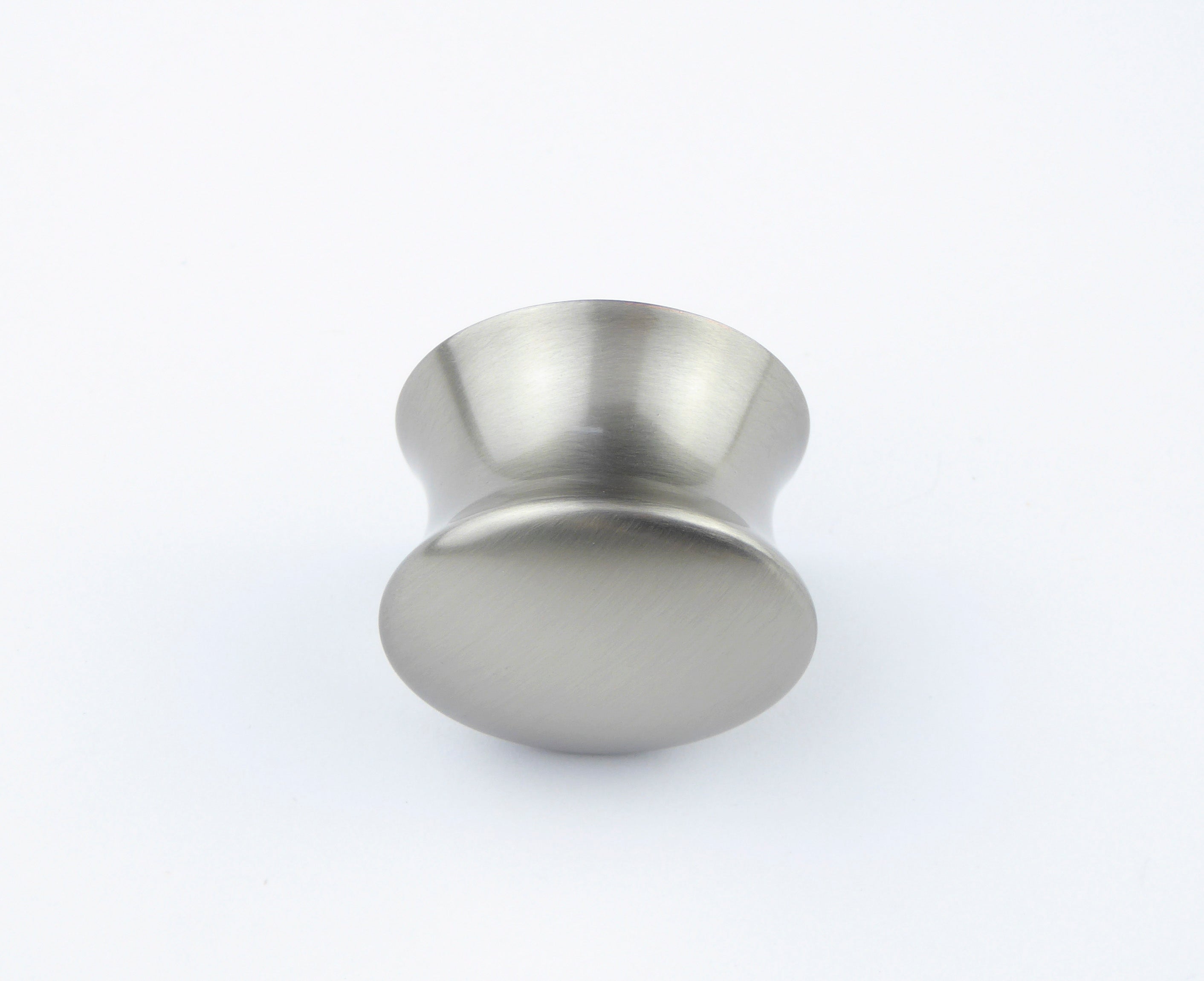 Möbelknopf Chamb glatt Ø 30mm Nickel satiniert