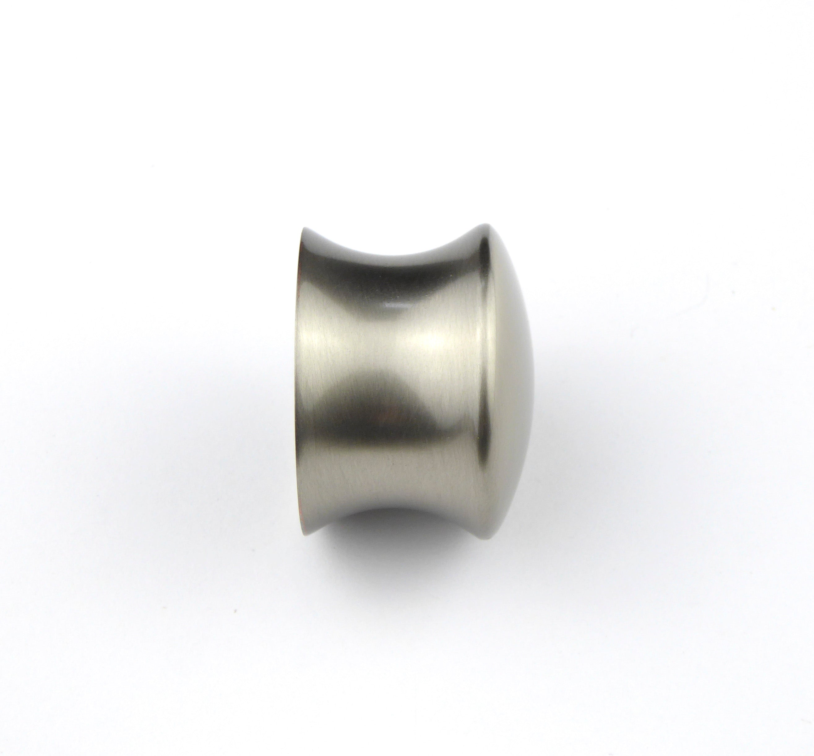 Möbelknopf Chamb glatt Ø 30mm Nickel satiniert
