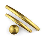 Bogengriff Valenzia Gold mit Gravur
