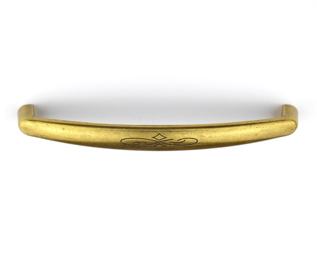 Bogengriff Valenzia Gold mit Gravur
