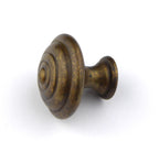 Knopf Ø 30mm Rustikal Messing Antik