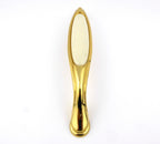 Edler Vintage Küchengriff 160mm Porzellan FORTE creme Messing poliert