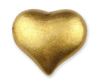 Keramikknopf Ø 45mm Herz Blattgold