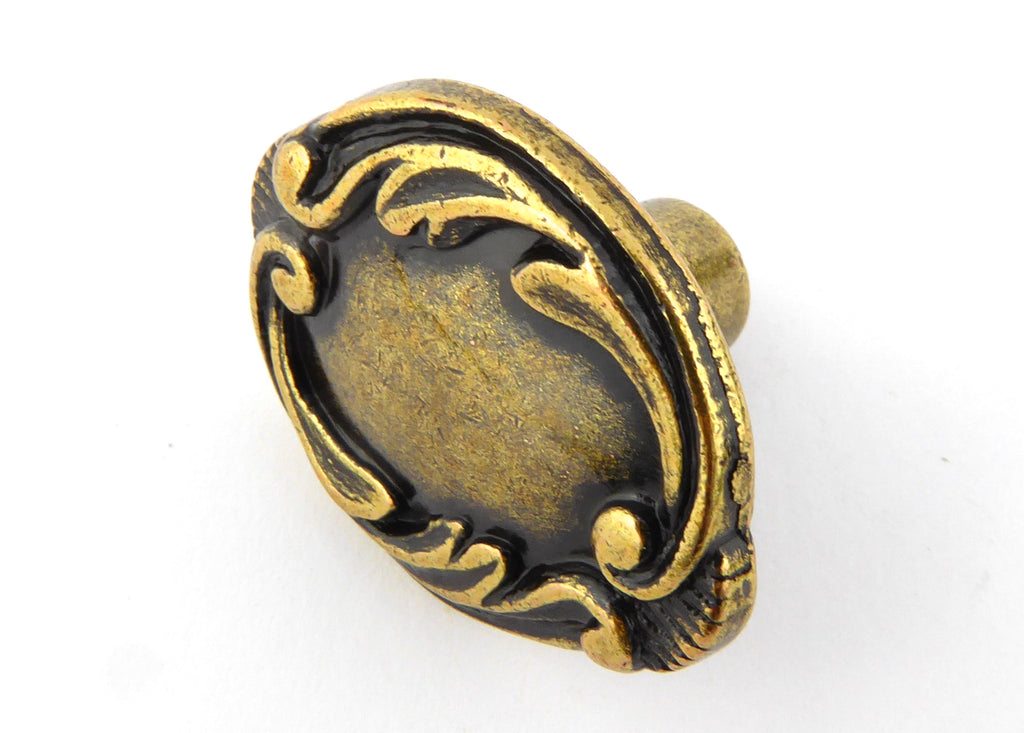 Knopf Jugendstil oval