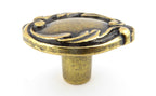 Knopf Jugendstil oval
