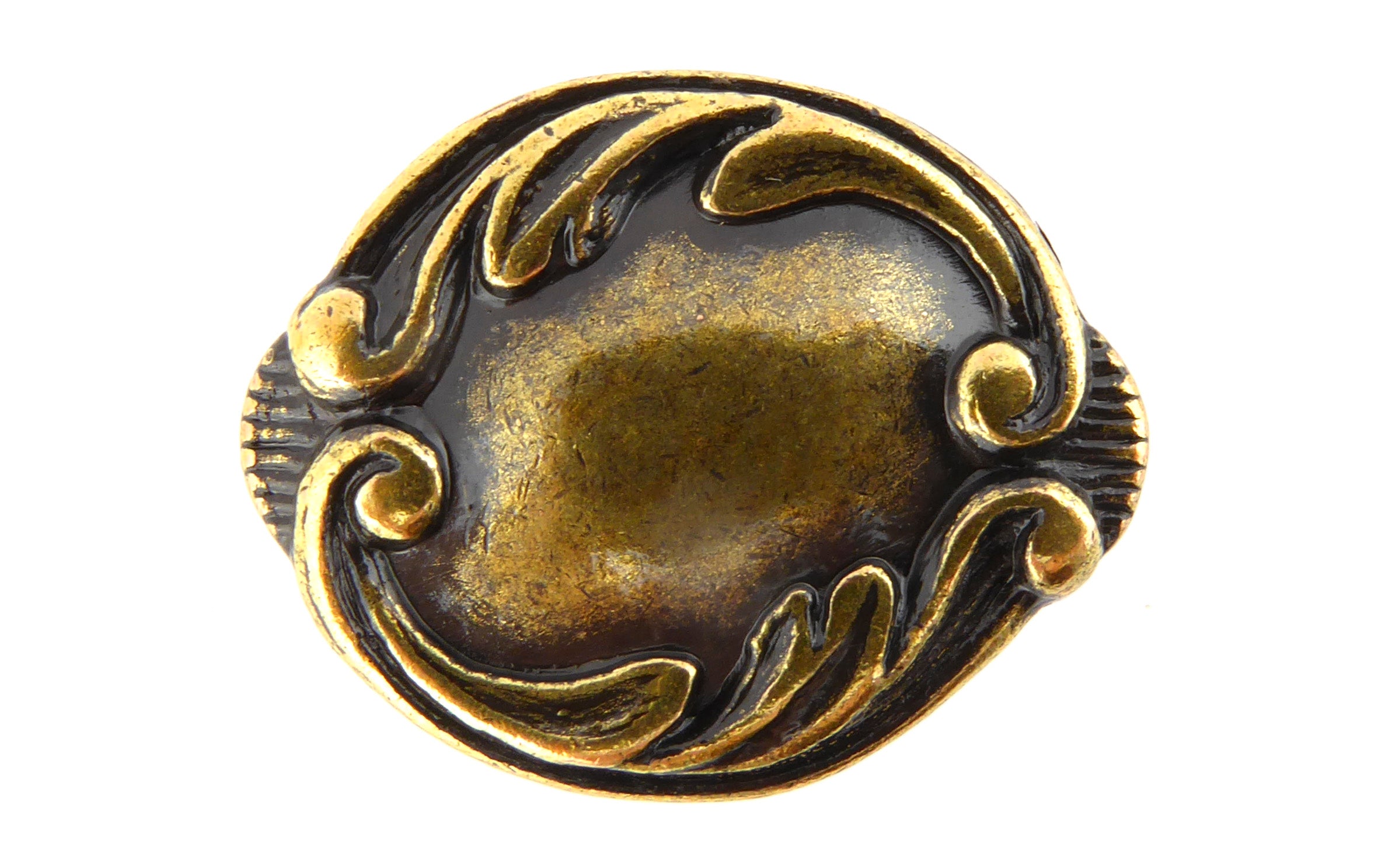 Knopf Jugendstil oval