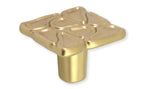 Knopf Queen goldfarben satiniert