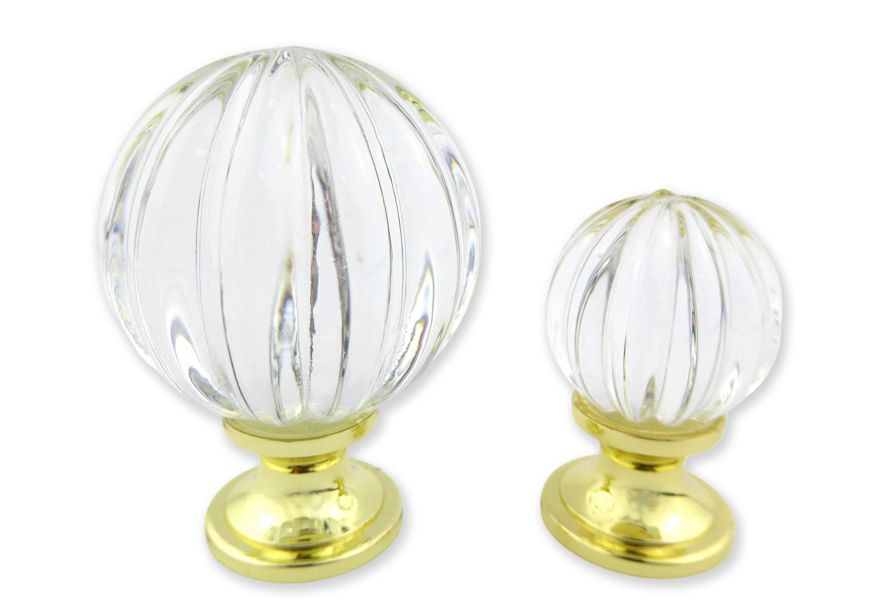 Glasknopf Ø 30mm CRISTALLO klein
