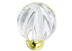 Glasknopf Ø 45mm CRISTALLO groß