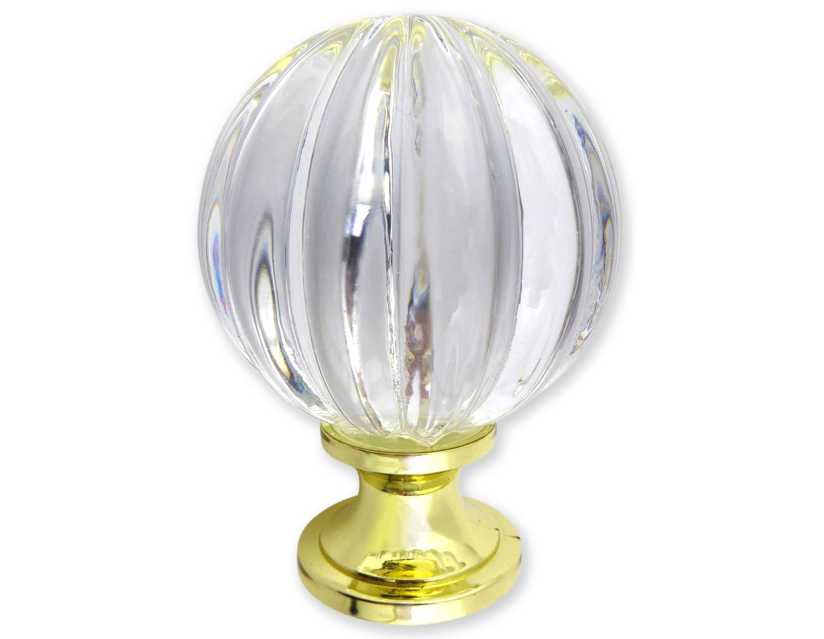 Glasknopf Ø 45mm CRISTALLO groß