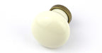 Porzellanknopf creme groß Ø 30 mm