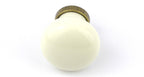 Porzellanknopf creme groß Ø 30 mm