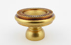 Knopf Louis XVI - Empire Patiné golden 25 mm