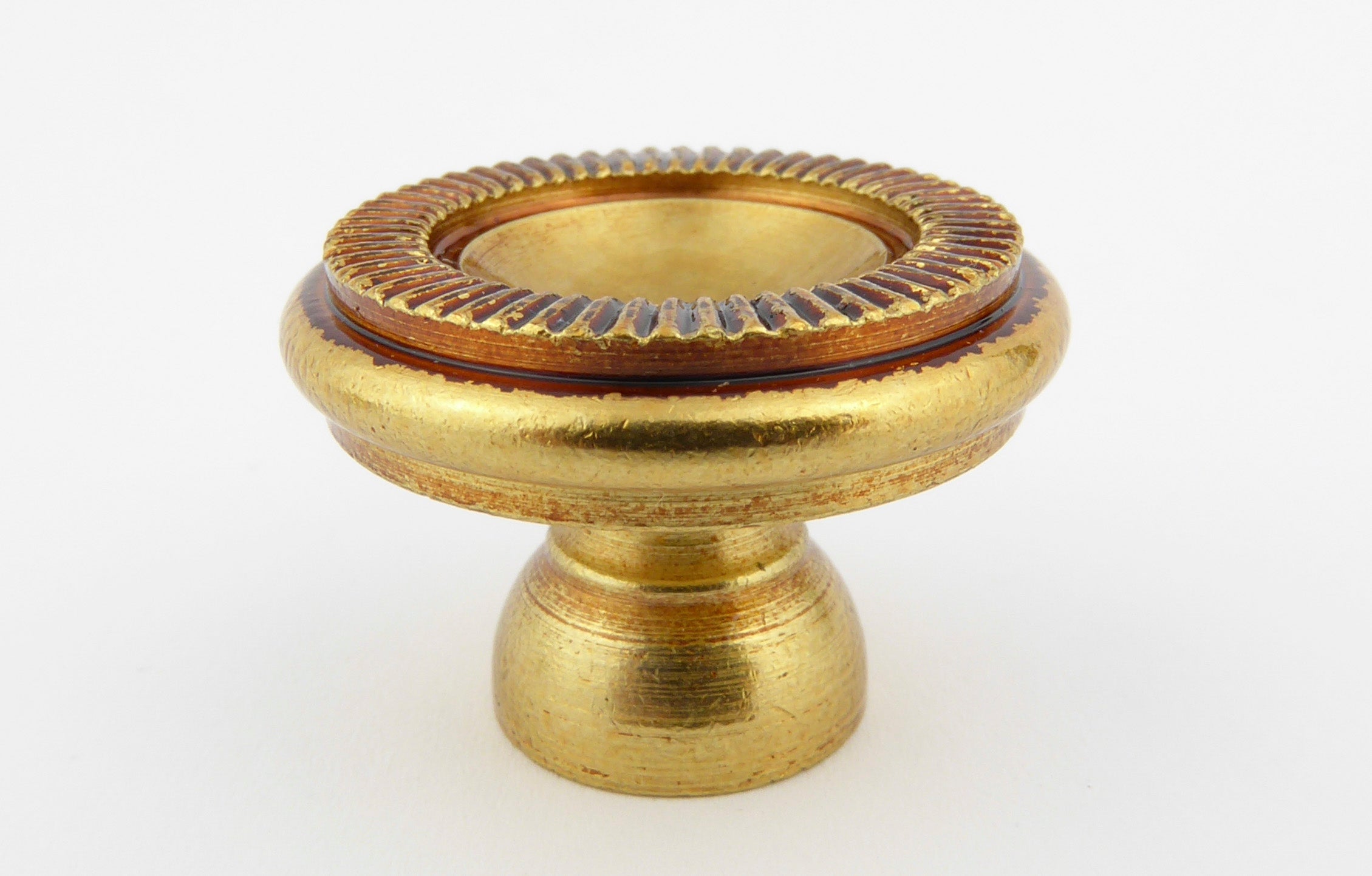 Knopf Louis XVI - Empire Patiné golden 25 mm