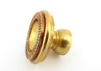 Knopf Louis XVI - Empire Patiné golden 25 mm