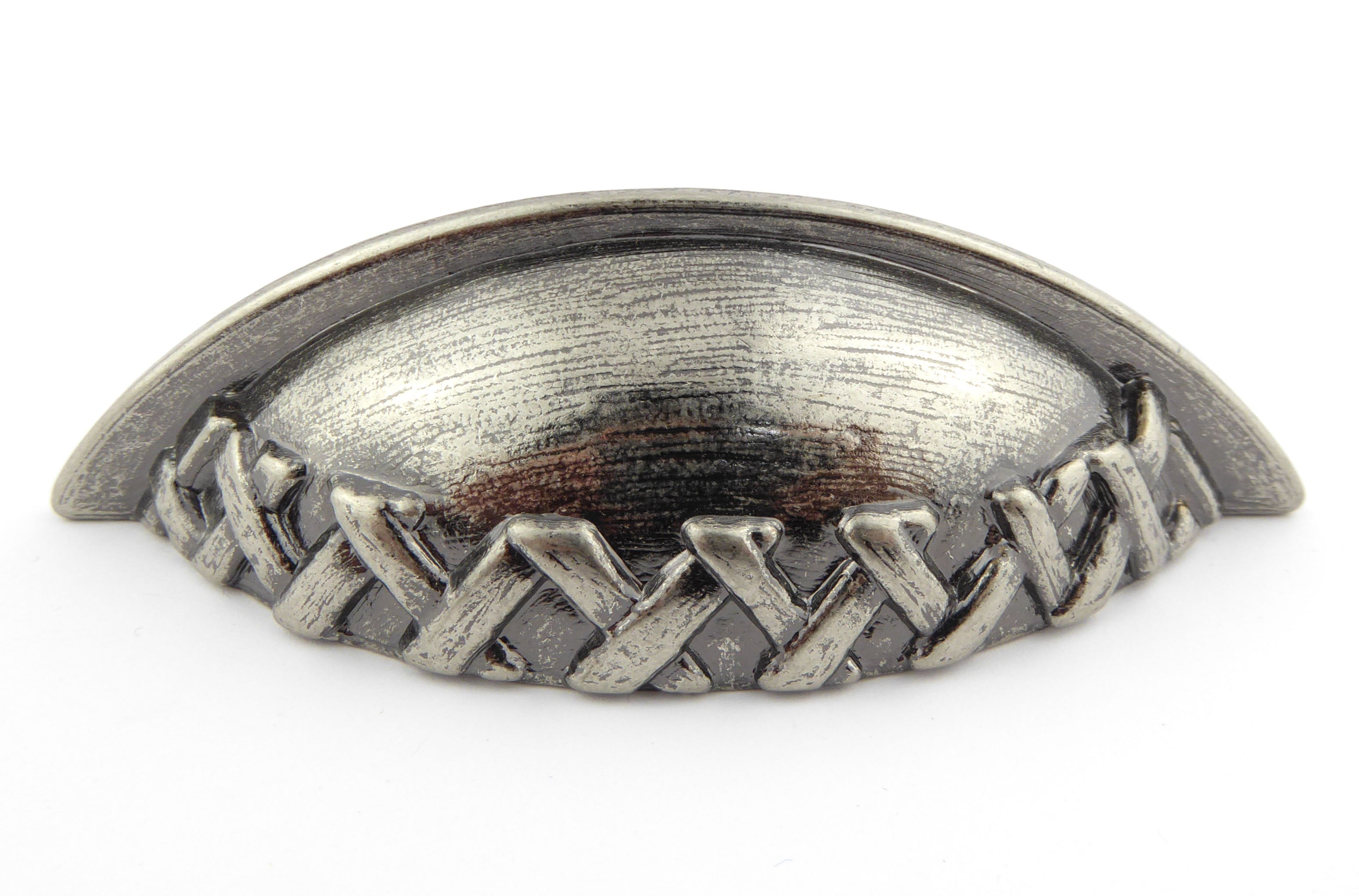 Muschelgriff Steccato altsilber