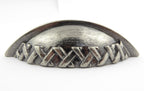 Muschelgriff Steccato altsilber