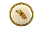 Landhausstil Ø 34mm Porzellanknopf PARADISE mit Rand Florence