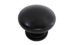 Knopf Nero schwarz matt Ø 32mm