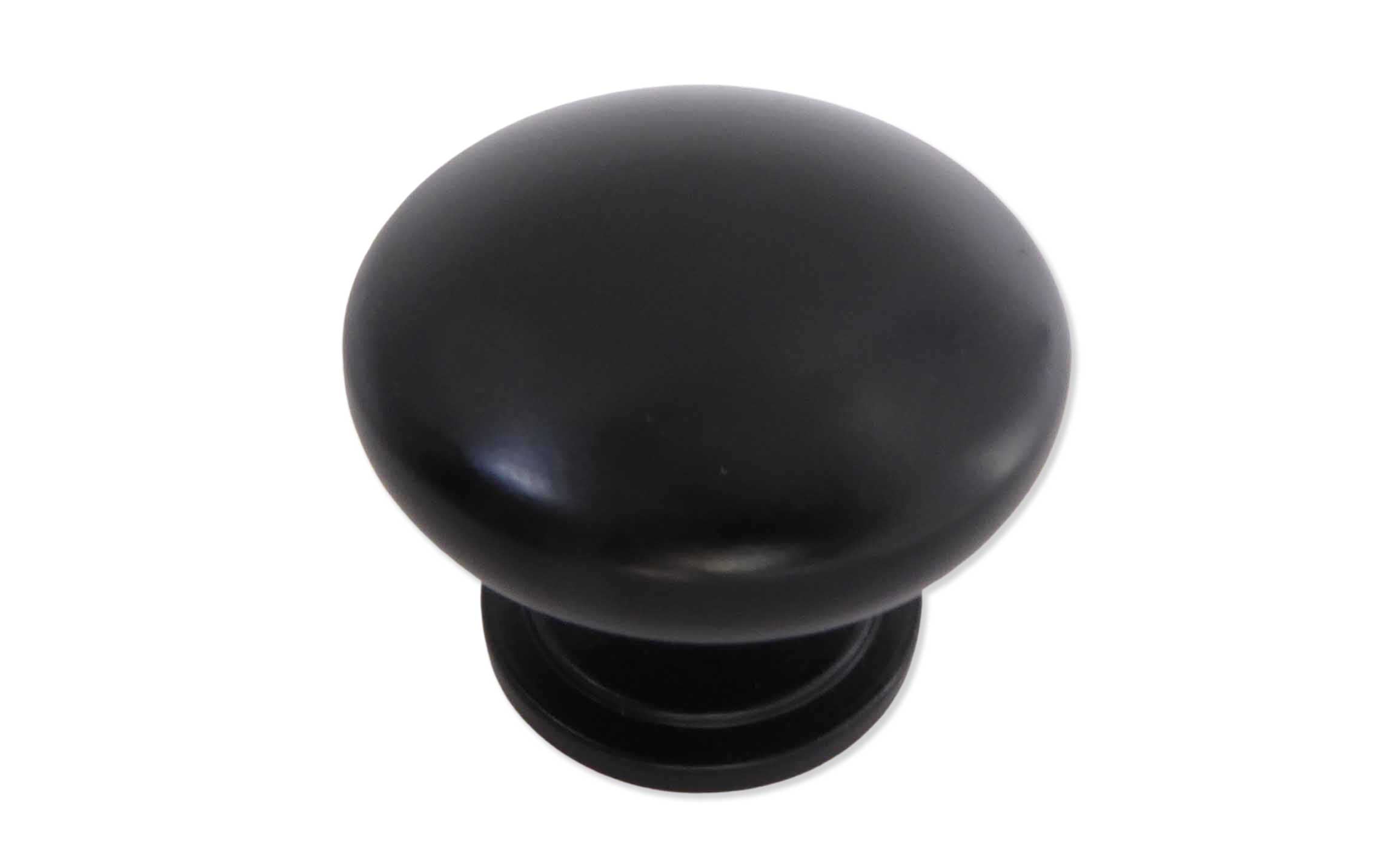 Knopf Nero schwarz matt Ø 32mm