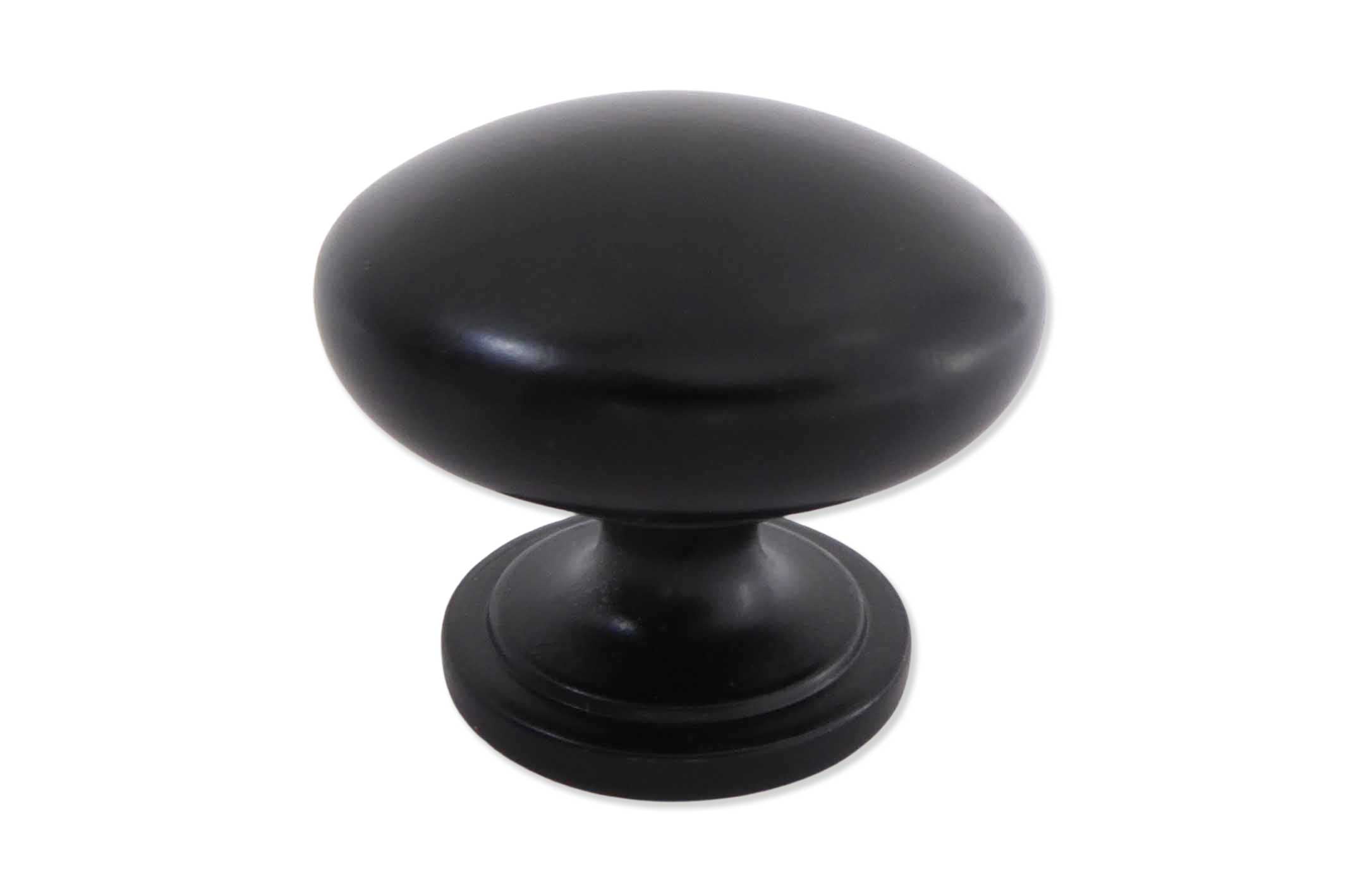 Knopf Nero schwarz matt Ø 32mm