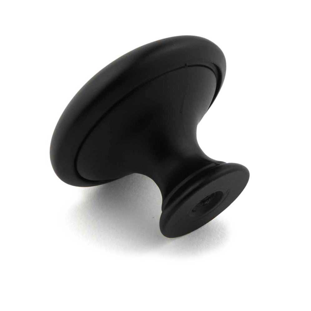 Möbelknopf Landhausstil schwarz - 30 mm