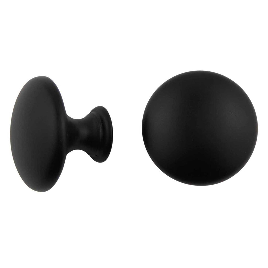 Möbelknopf Landhausstil schwarz - 30 mm