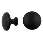 Möbelknopf Landhausstil schwarz - 30 mm