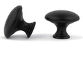 Möbelknopf Landhausstil schwarz - 30 mm
