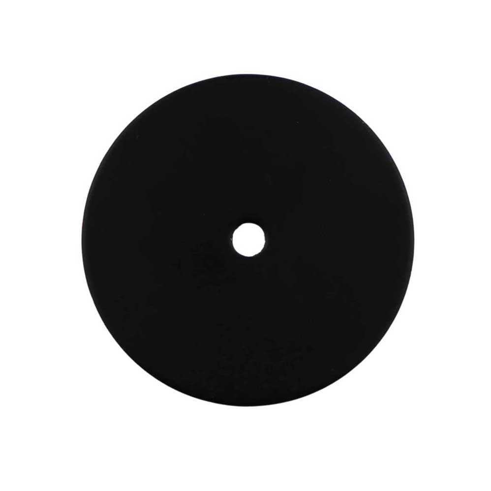 Unterlagsplatte ⌀ 42mm rund für Griffe und Knöpfe schwarz matt