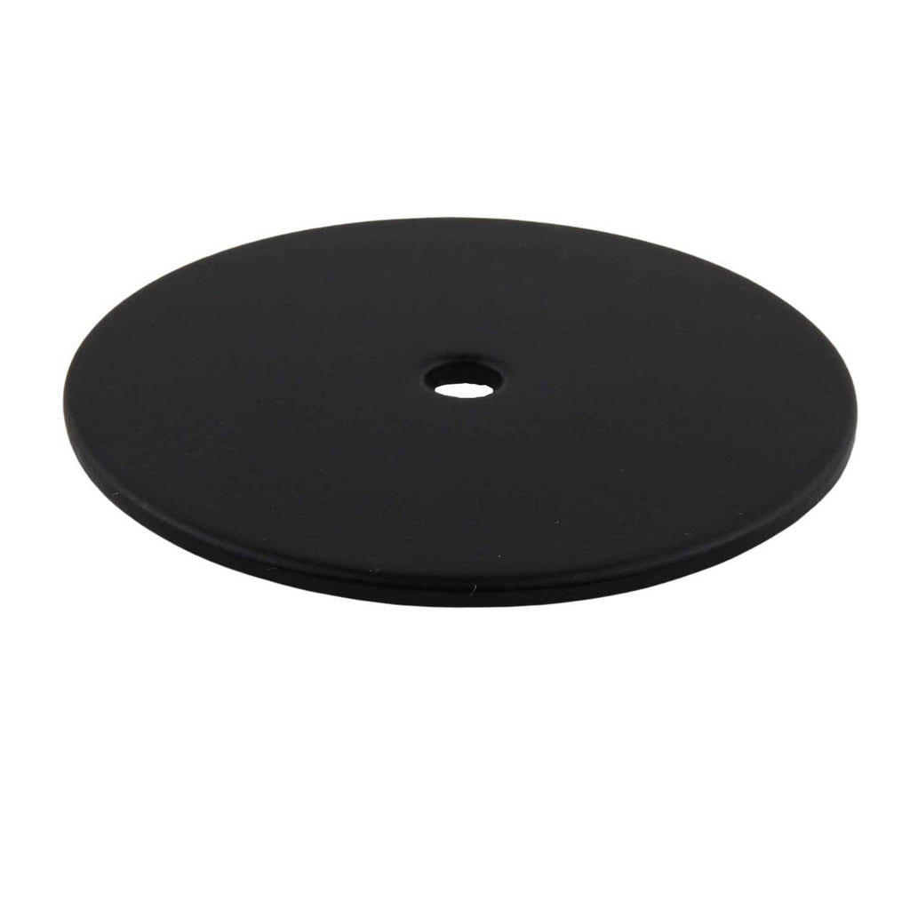 Unterlagsplatte ⌀ 42mm rund für Griffe und Knöpfe schwarz matt