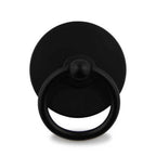 Unterlagsplatte ⌀ 42mm rund für Griffe und Knöpfe schwarz matt
