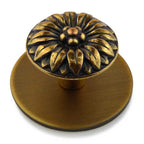 Unterlagsplatte ⌀ 42mm rund für Griffe und Knöpfe Vintage Gold