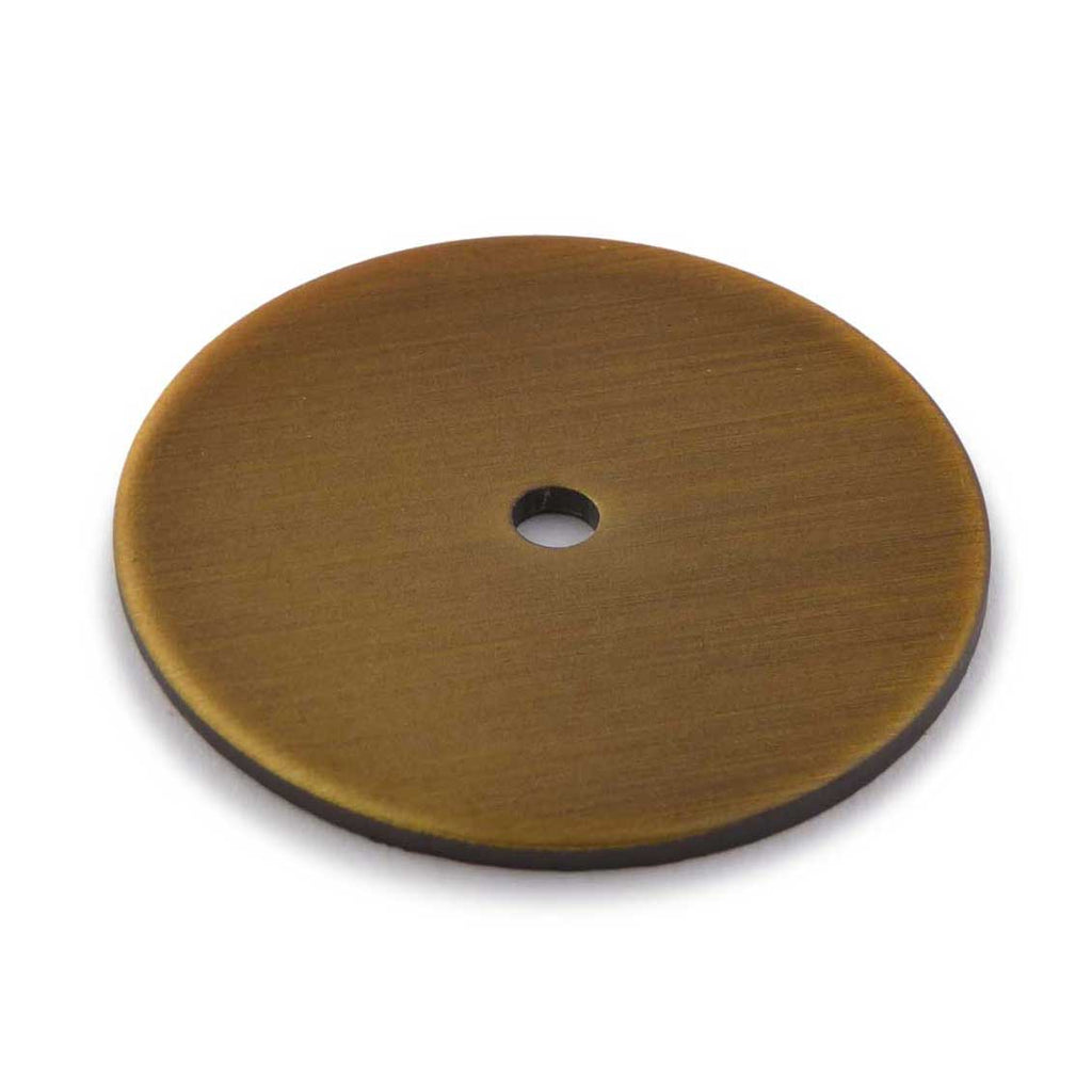 Unterlagsplatte ⌀ 42mm rund für Griffe und Knöpfe Vintage Gold