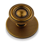 Unterlagsplatte ⌀ 42mm rund für Griffe und Knöpfe Vintage Gold