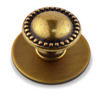 Unterlagsplatte ⌀ 42mm rund für Griffe und Knöpfe Vintage Gold