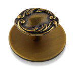 Unterlagsplatte ⌀ 42mm rund für Griffe und Knöpfe Vintage Gold