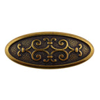 Messingknauf oval Linea Roma Valencia golden