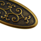Messingknauf oval Linea Roma Valencia golden