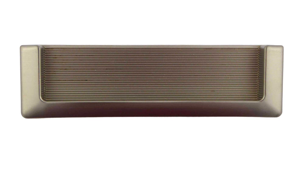 Schalengriffe 128mm offen Nickel satiniert matt
