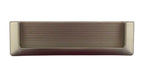 Schalengriffe 128mm offen Nickel satiniert matt