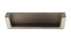 Schalengriffe 128mm offen Nickel satiniert matt