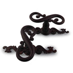 Fenstergriffe 2-teiliges Set Manosque Antikeisen rosstig geschützt