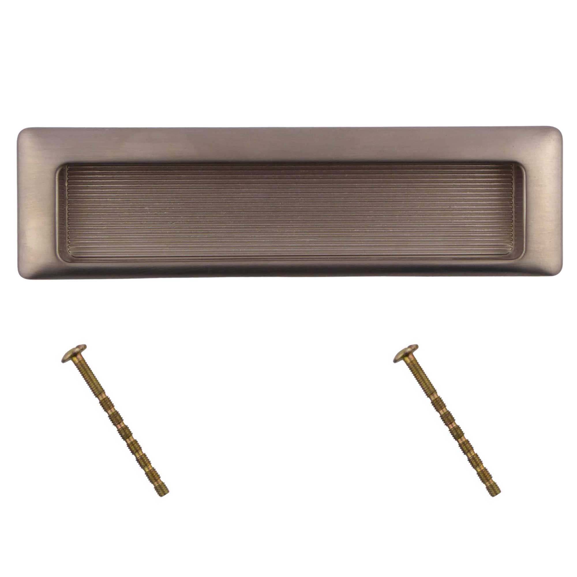 Schalengriffe 128 mm Nickel satiniert matt