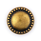 Knopf Ø 30mm Louis XVI Valenzia gold groß